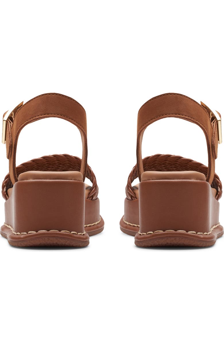 Clarks<sup>®</sup> Kimmei Bay Ankle Strap Platform Wedge Sandal, Alternate, color,