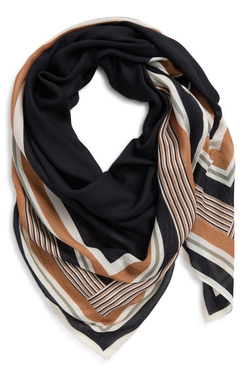 Lina Striped Modal Scarf