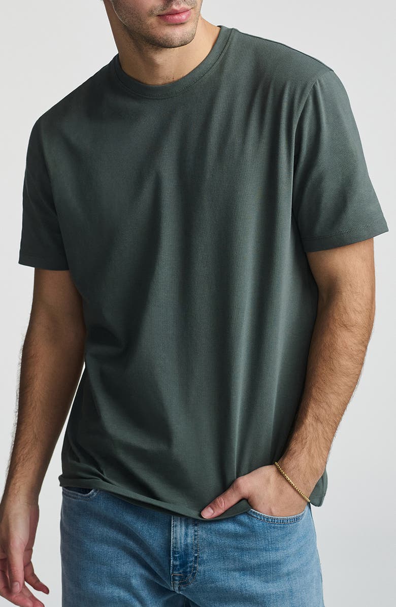 Mavi Jeans Basic Solid Stretch Cotton Crewneck T-Shirt, Main, color,