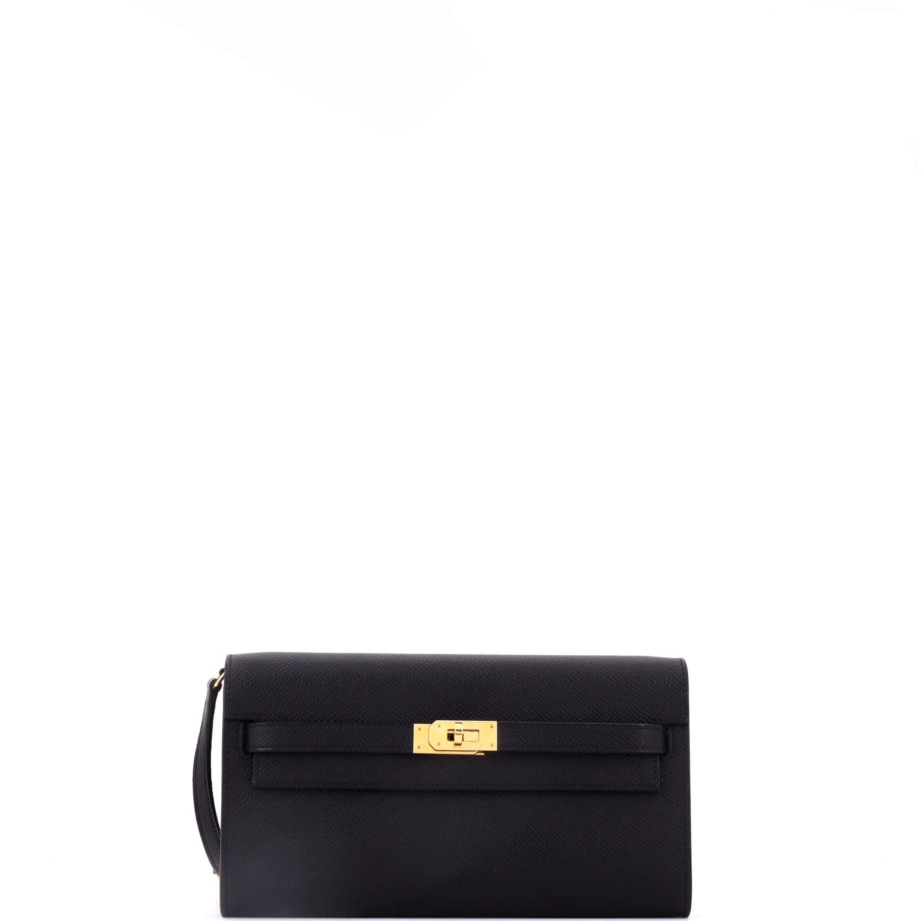 Kelly To Go Wallet Epsom, Main, color, Black
