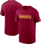 Nike Men's Nike Burgundy Washington Commanders Wordmark T-Shirt