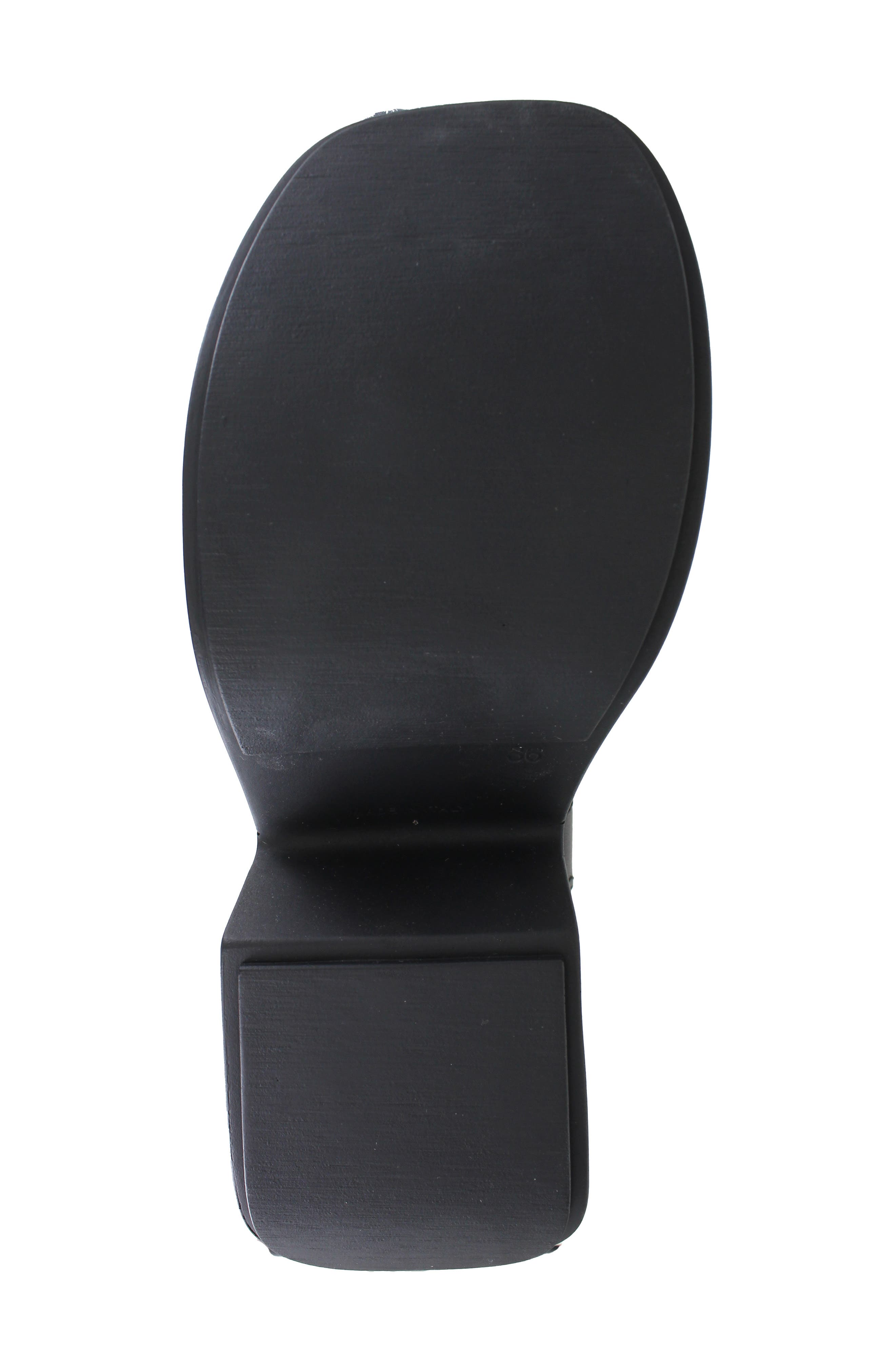 Candie's Anna Ankle Strap Platform Sandal, Alternate, color, Black Leather