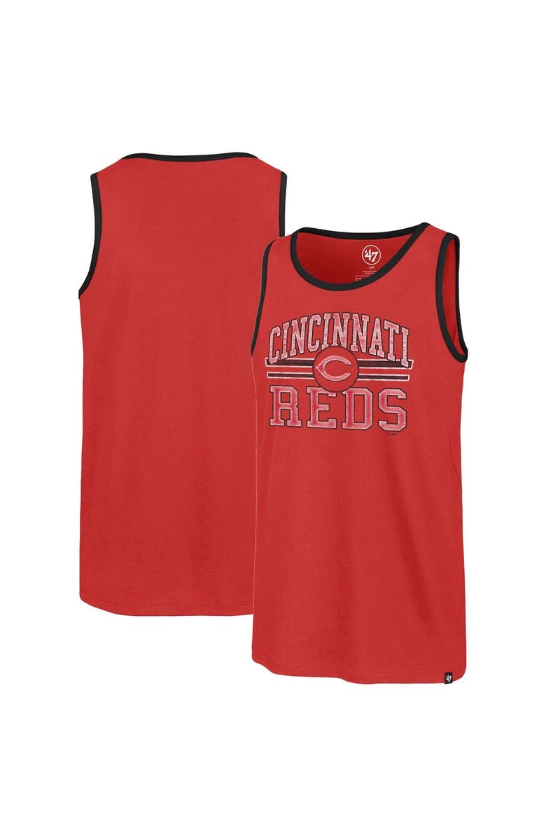 '47 Men's '47 Red Cincinnati Reds Winger Franklin Tank Top, Main, color,