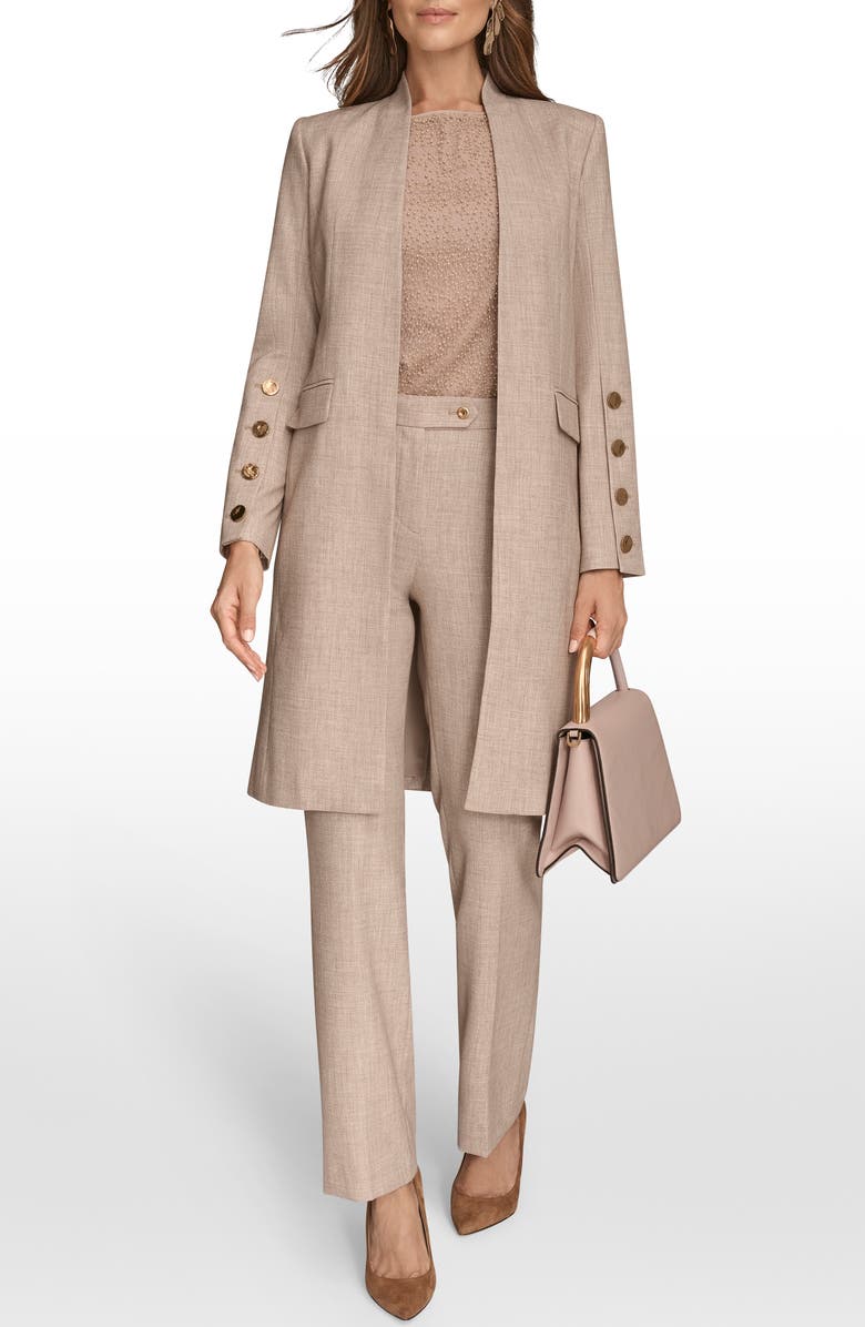 Donna Karan New York Open Front Topper Jacket, Main, color, Nolita Multi