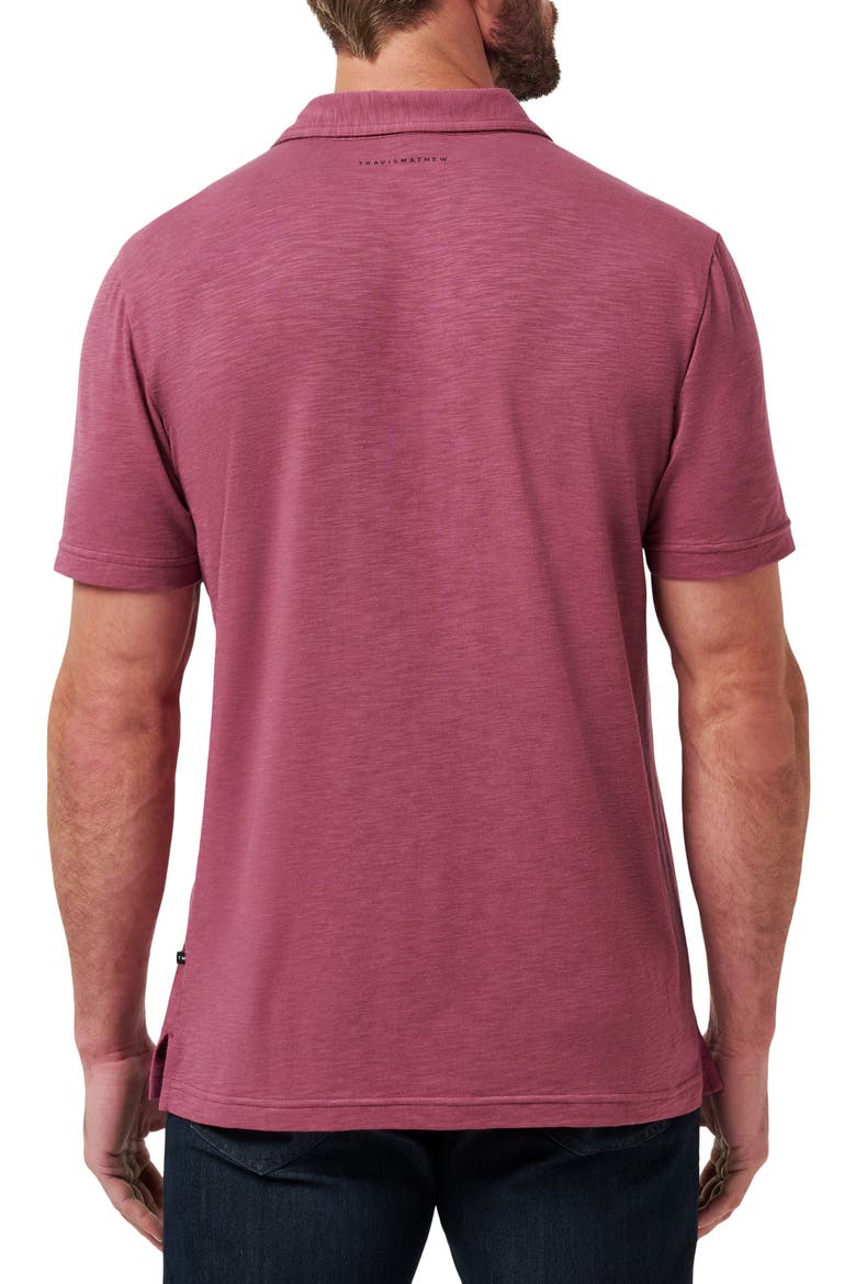 Cloud Slub Pocket Polo, Alternate, color, DAMSON