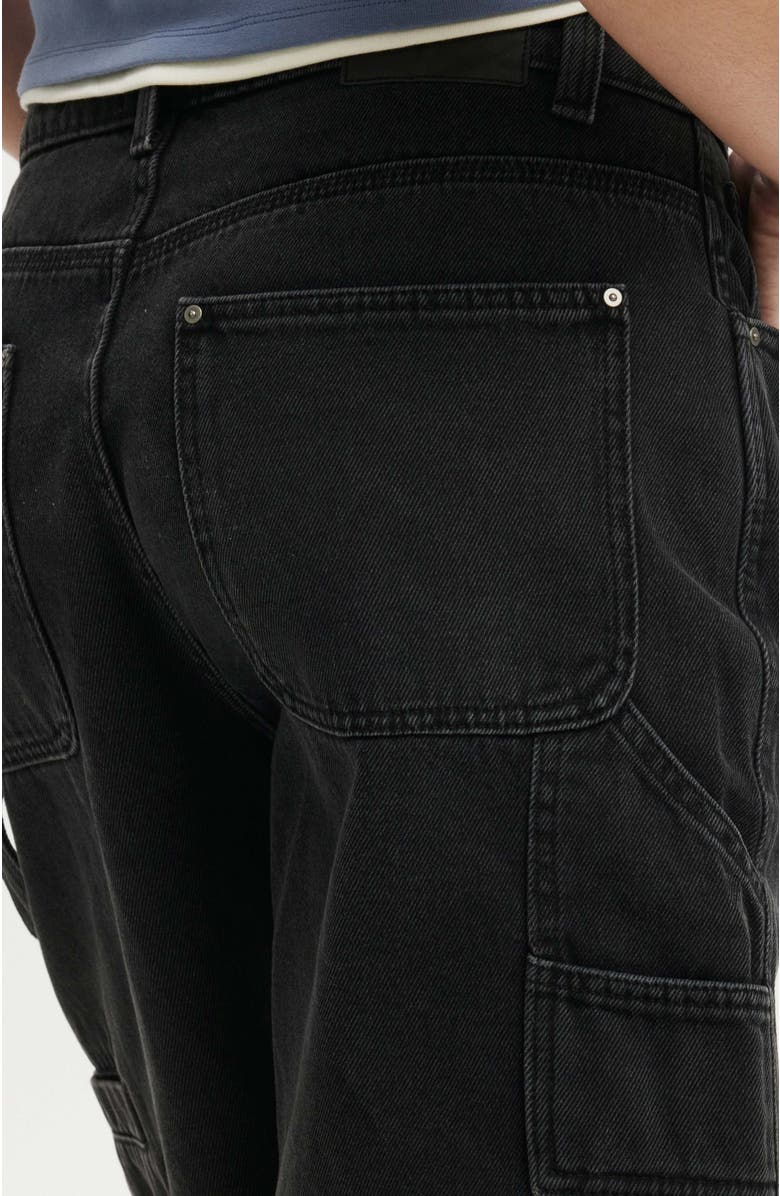 Cotton On Super Baggy Carpenter Denim Jort, Alternate, color, 