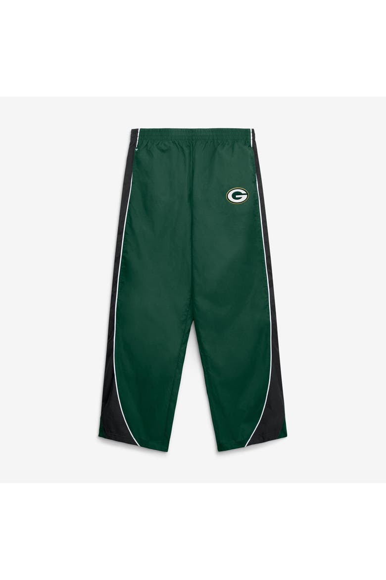 Women's Fanatics Green/Black Green Bay Packers Team First Backwards Lateral Nylon Pants, Alternate, color, Green