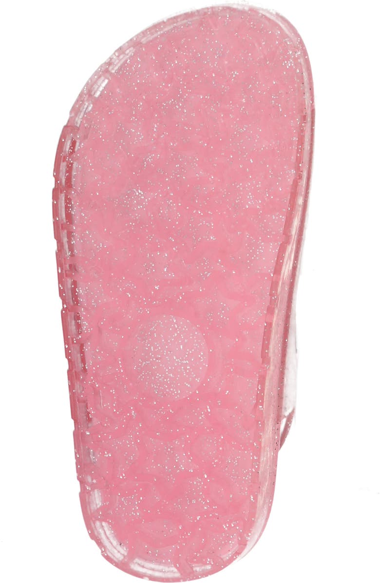 MIA Kids' Lolli Clear Glitter Sandal, Alternate, color, Pink