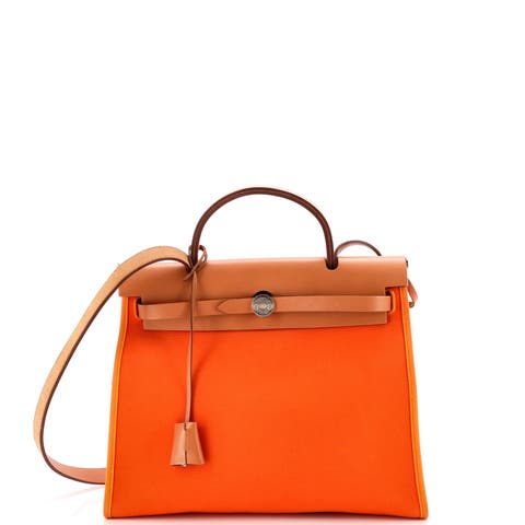 Herbag Zip Leather and Toile 31