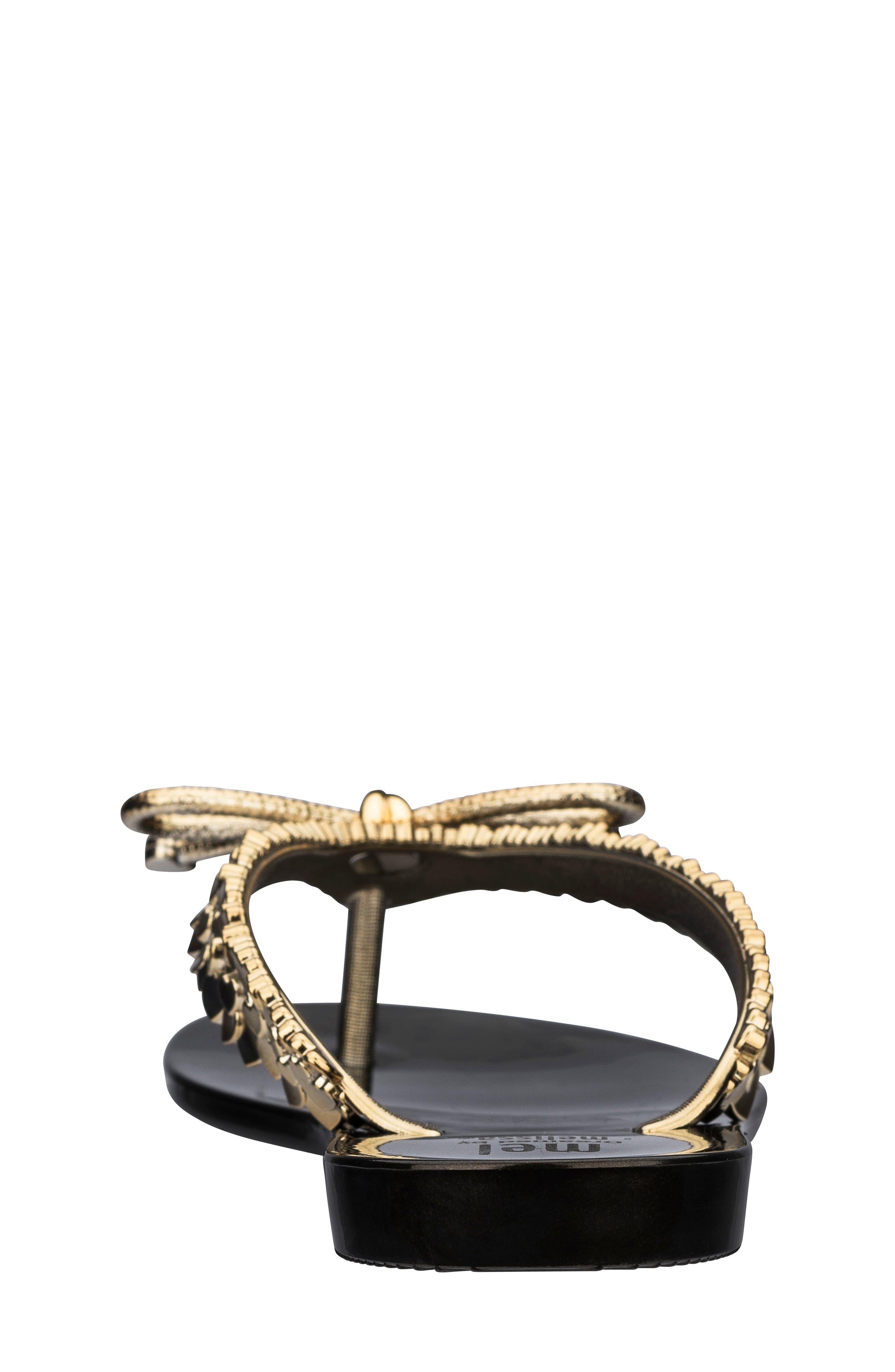 Mel by Melissa Harmonic Metallic Flip Flop, Alternate, color, 