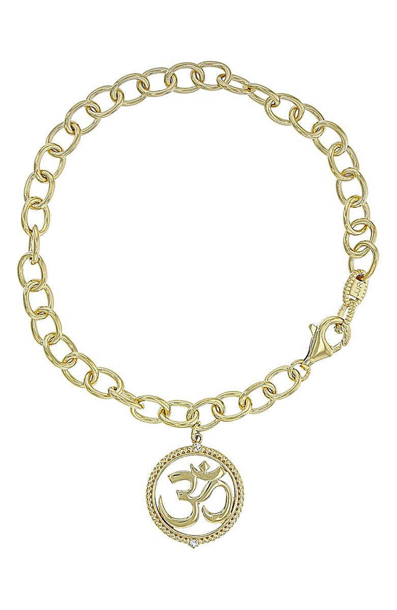 Judith Ripka OM Charm Bracelet, Main, color,