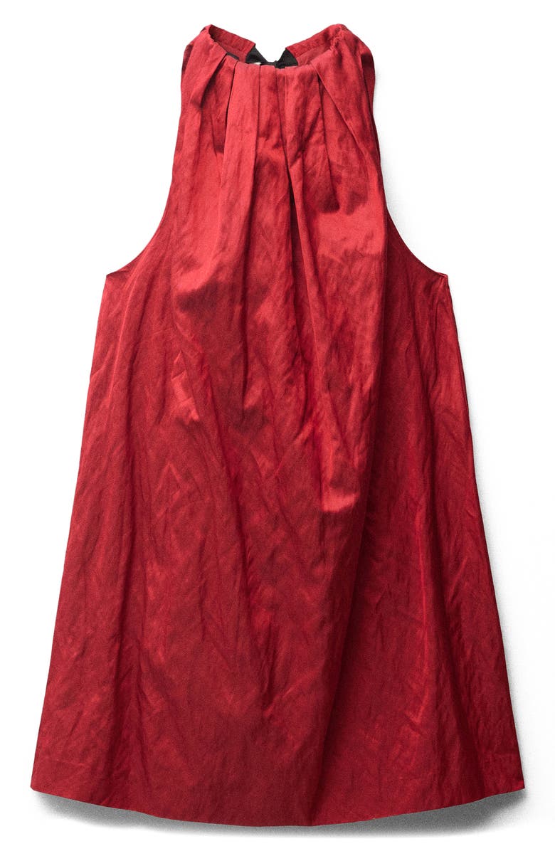 MANGO Bow Shift Dress, Alternate, color, Red