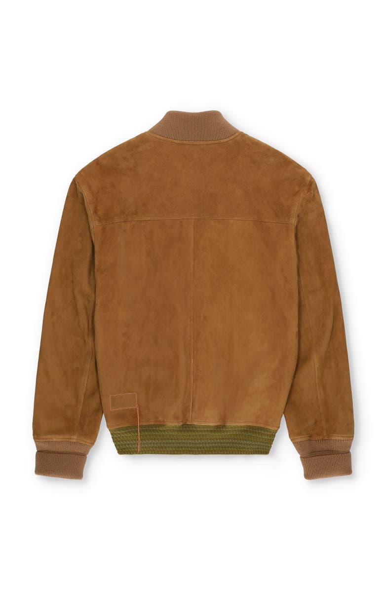 Fortela Cruiser Suede Bomber Jacket, Alternate, color, Camel