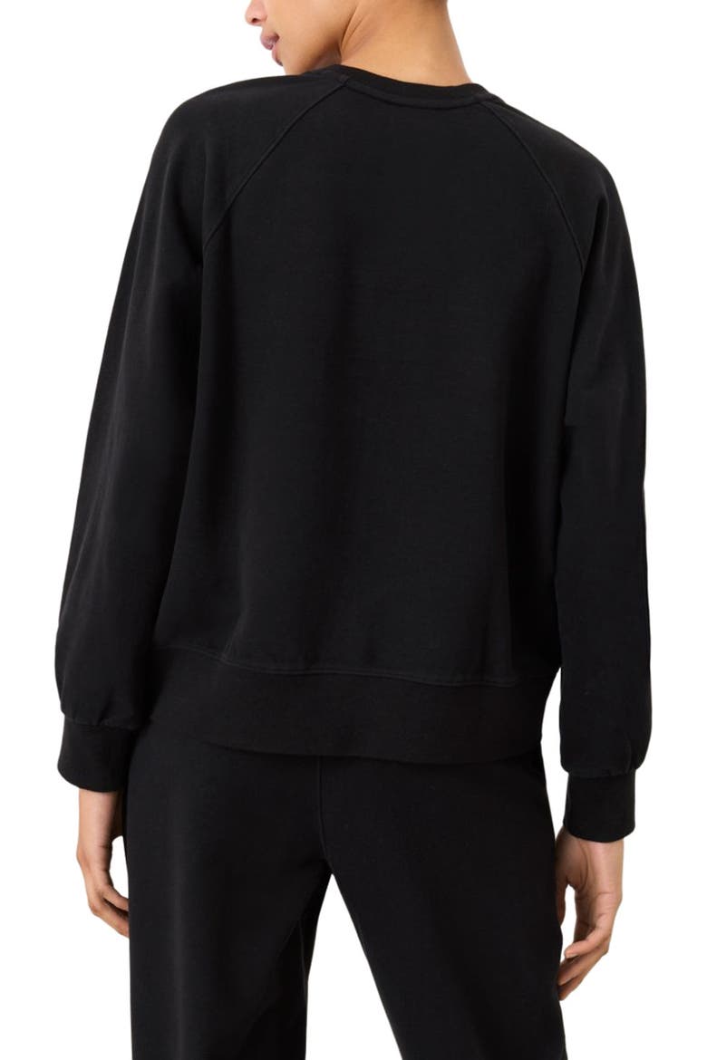 CloudKnit Raglan Crew, Alternate, color, Black