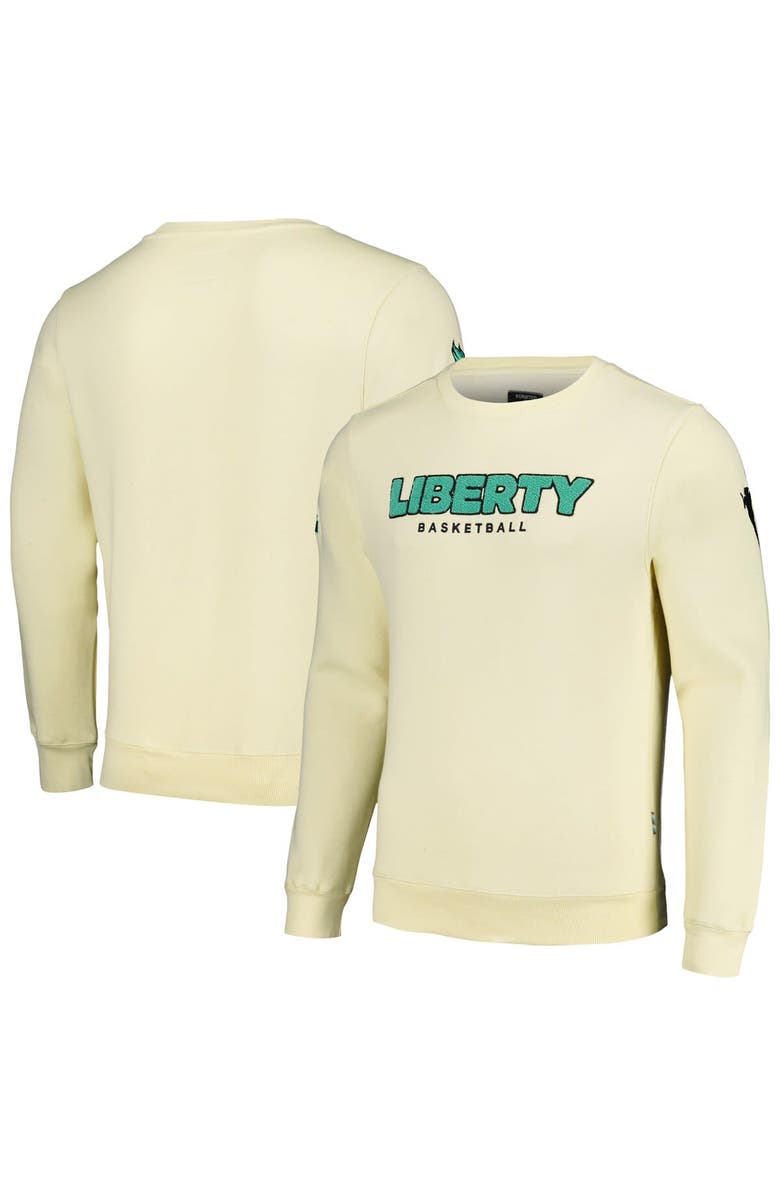 KUR8TED Unisex Cream New York Liberty Core Pullover Sweatshirt, Main, color,