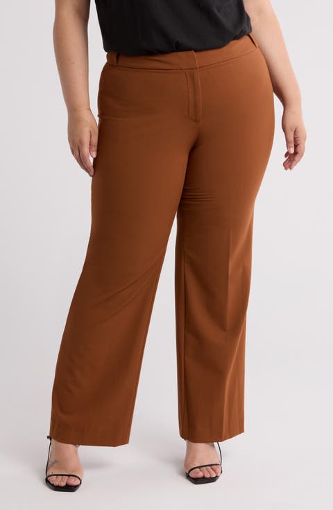 Flat Front Pants