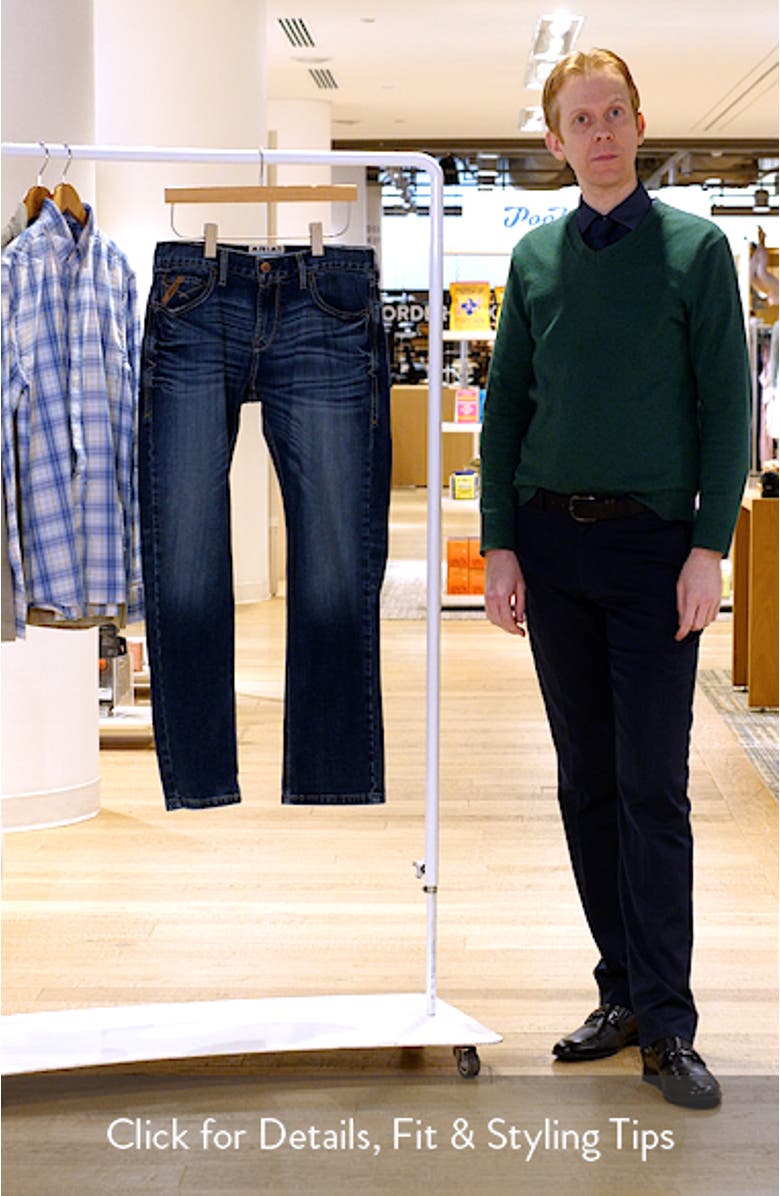 M7 Rocker Low Rise Straight Leg Jeans, sales video thumbnail