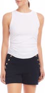 FIFTEEN TWENTY Side Shirred Tank