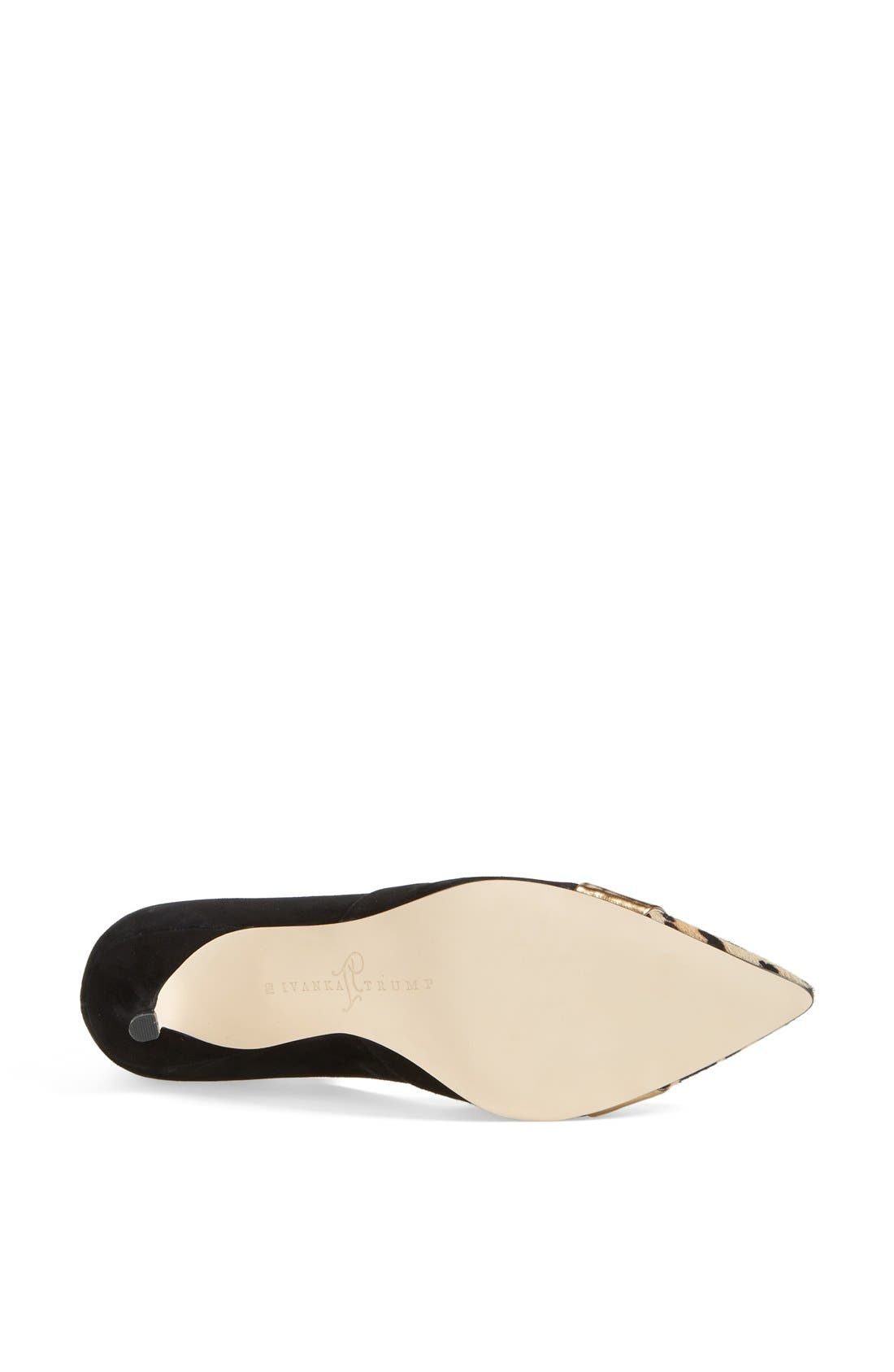 'Nyle' Pump, Alternate, color, BLACK/ WHITE/ GOLD