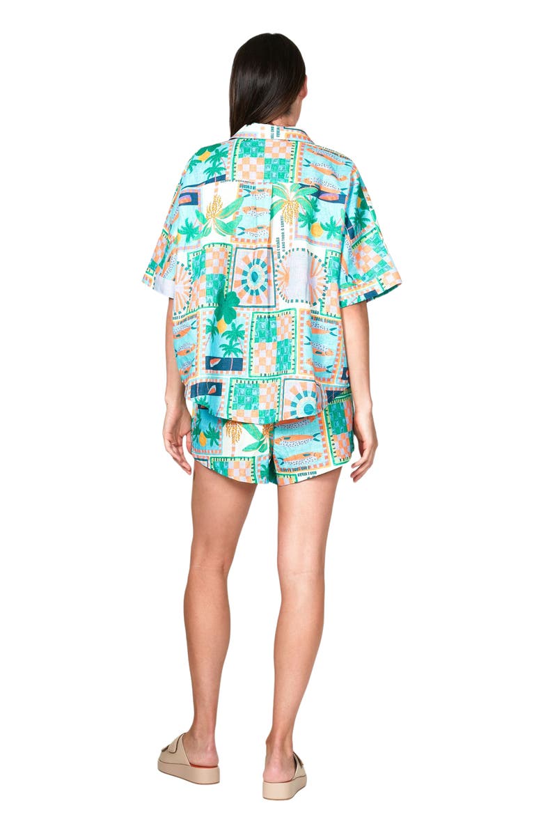 Walnut Melbourne Tropez Shirt, Alternate, color, Copacabana