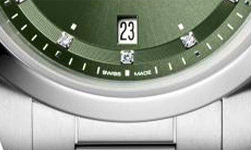 Longines Conquest Diamond Automatic Bracelet Watch, 30mm In Green