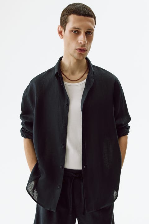 Relaxed Fit Linen Shirt