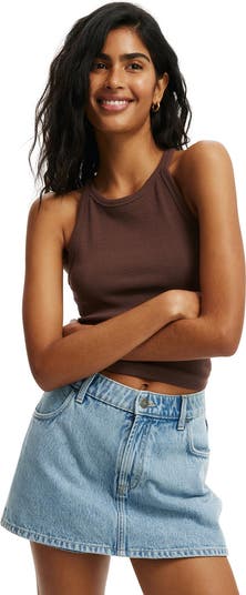 Women's Mini Denim Skort