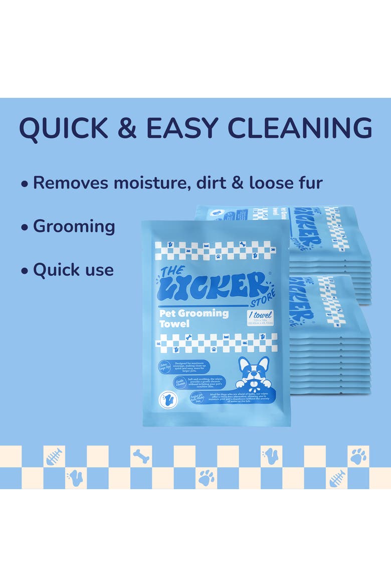 Dog Bath and Grooming Towels - Soft & Ultra-Absorbent, Alternate, color, 20 Count
