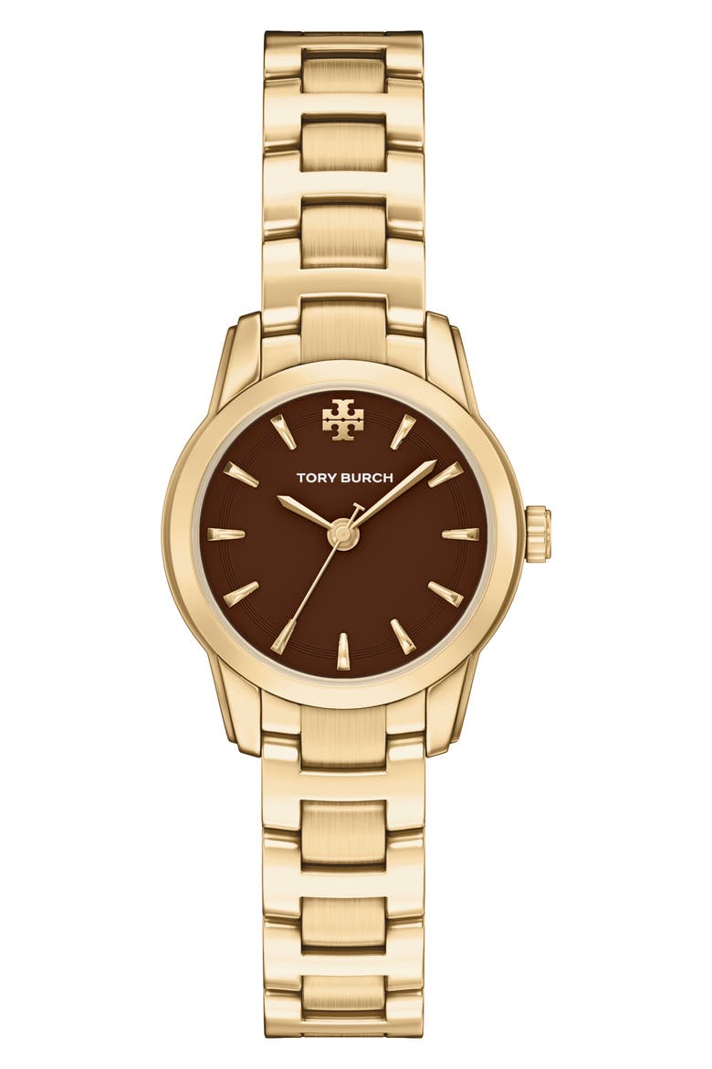The Small Miller Goldtone Bracelet Watch, 28mm, Main, color, PALE GOLD
