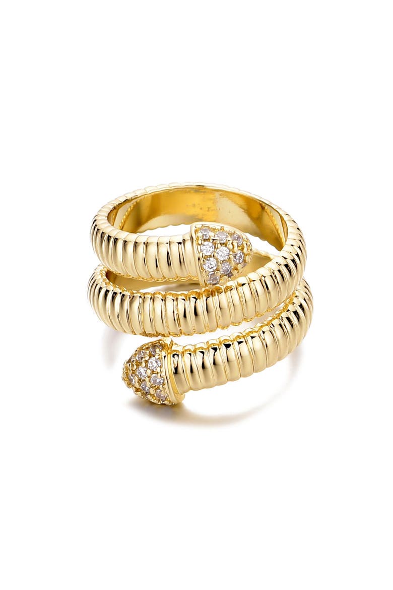 Coil Wrap Ring, Main, color, GOLD