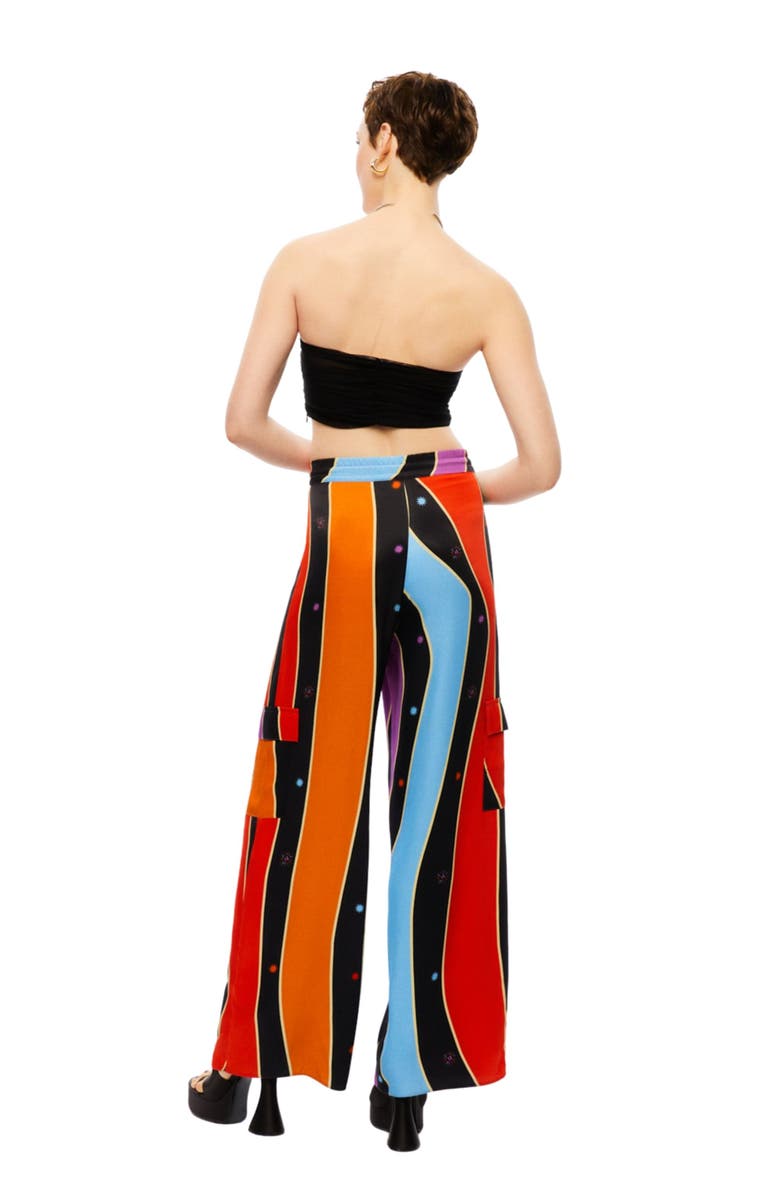 Nocturne Strapless Tulle Crop Top, Alternate, color, 