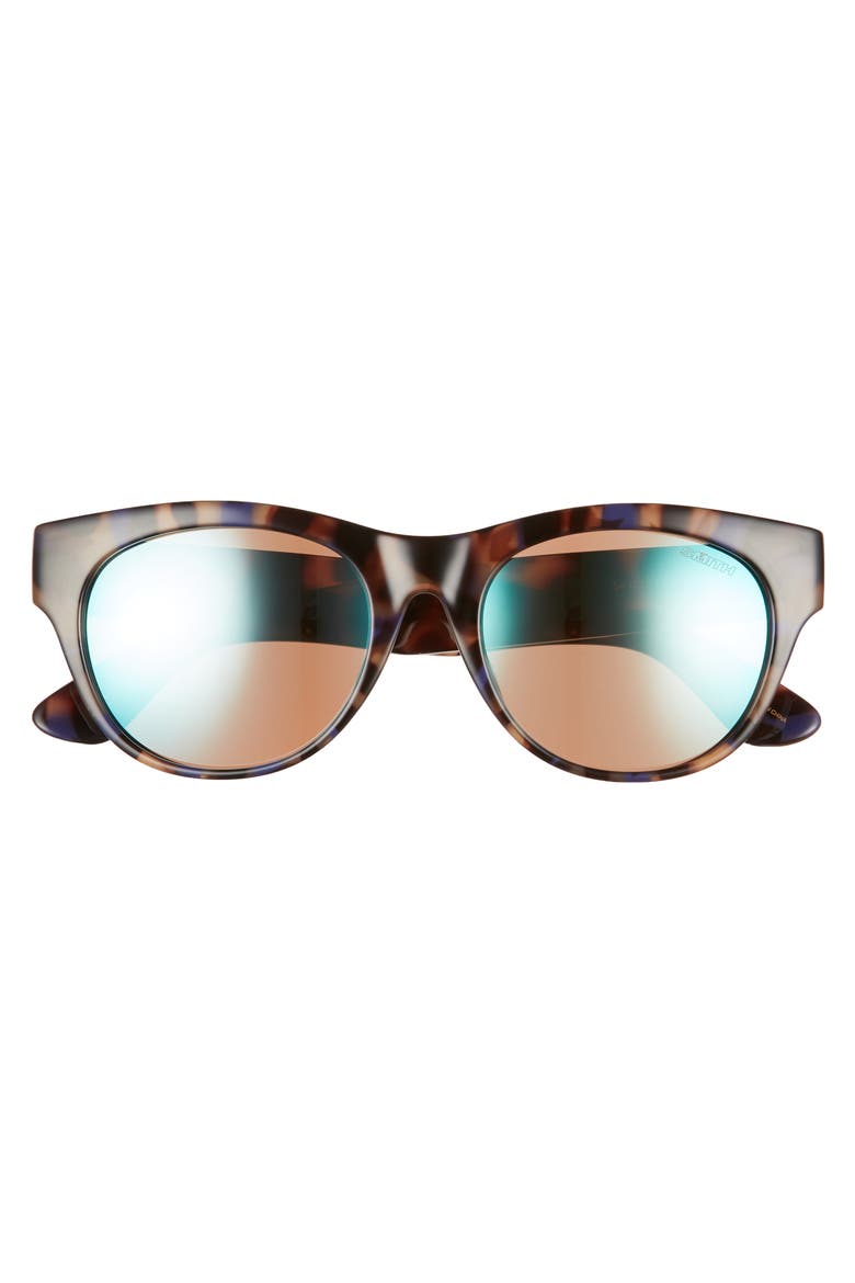 Sophisticate 54mm ChromaPop™ Cat Eye Sunglasses, Alternate, color, TORTOISE/ VIOLET BLUE