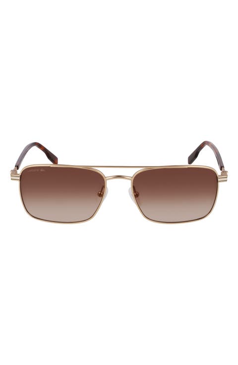 L264S 58mm Rectangular Sunglasses