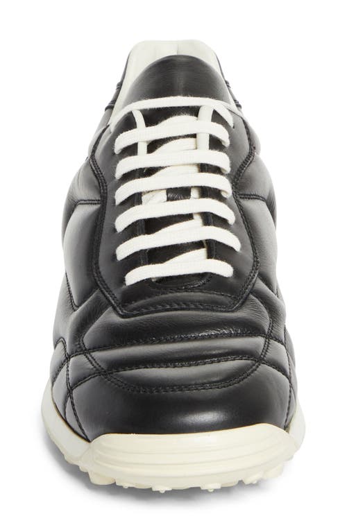 Common Projects Soccer Quilted Sneaker In Black