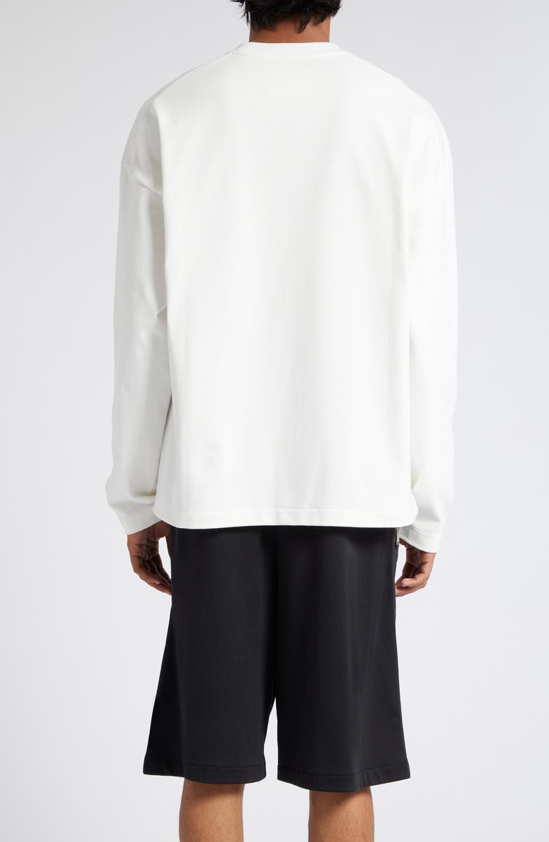 Jil Sander Logo Long Sleeve Graphic T-Shirt, Alternate, color, 