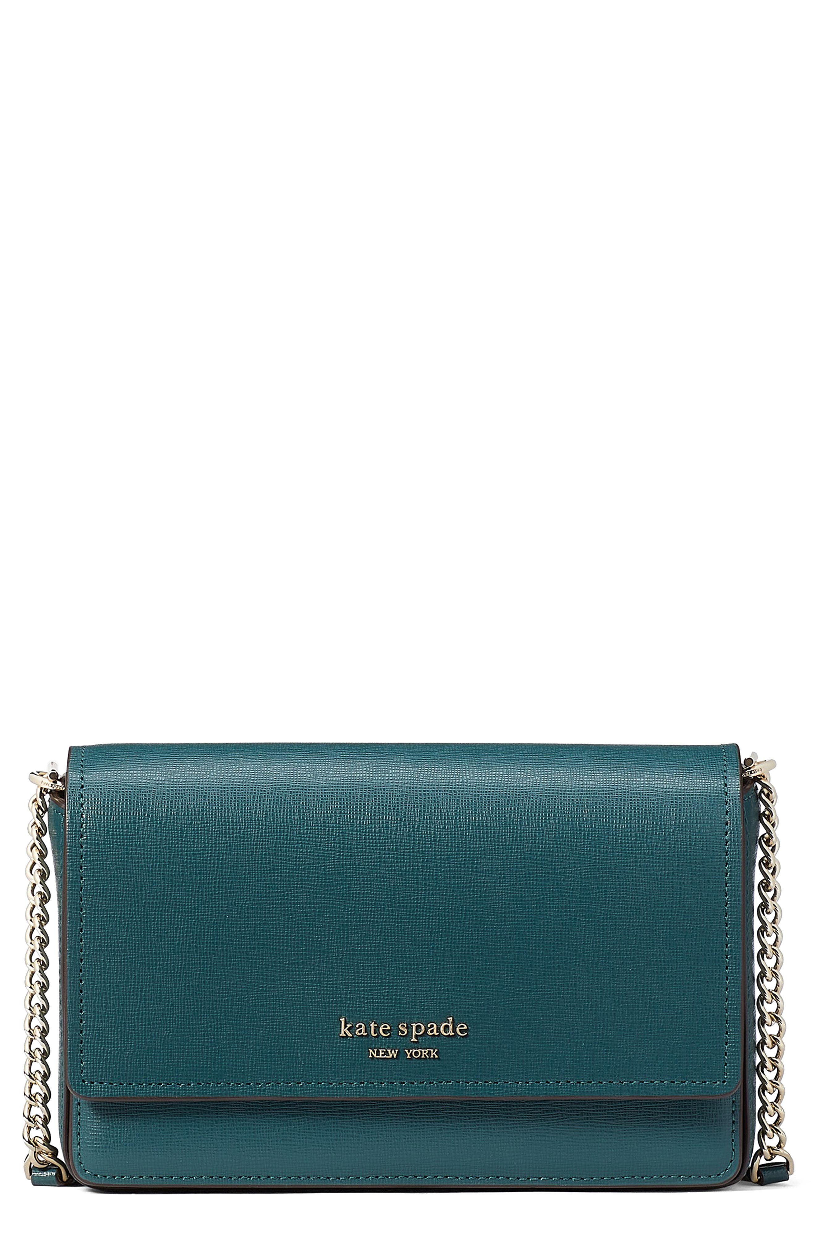 morgan leather wallet on a chain