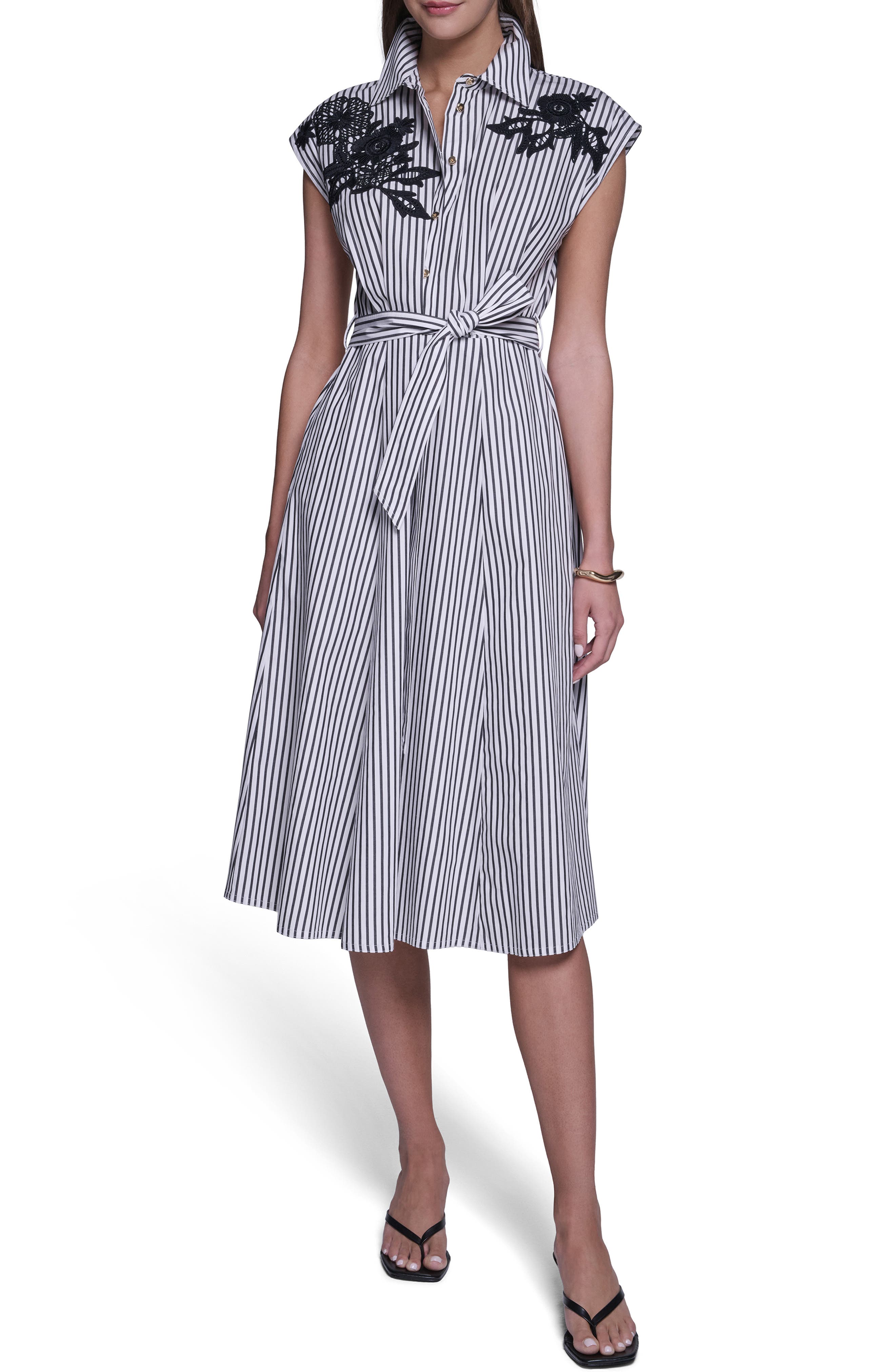 black knit dresses Dress Midi Standard Size:M SUMMER Abercrombie & Fitch A-Line