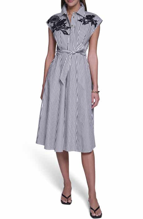 Striped Shirt Dress