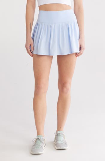 X By Gottex Accordion Skort In Sky Blue