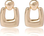 BCBG Square Drop Earrings