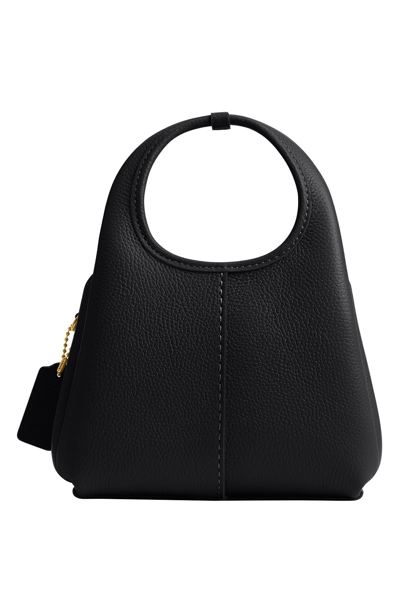 COACH Lana Polished Pebble Leather Shoulder Bag, Alternate, color, 