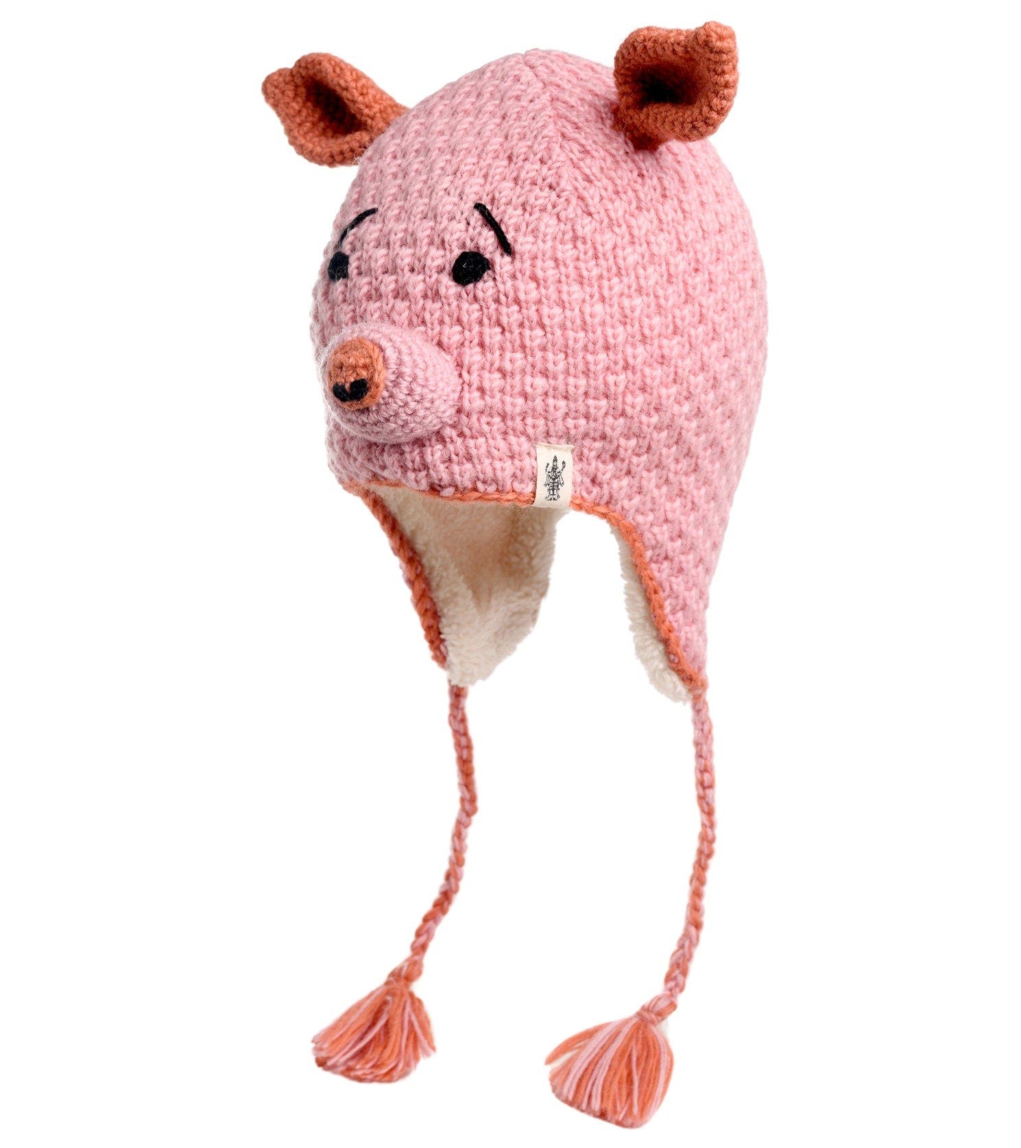 Nirvana Designs Hand Crochet Piggy Hat | Nordstrom