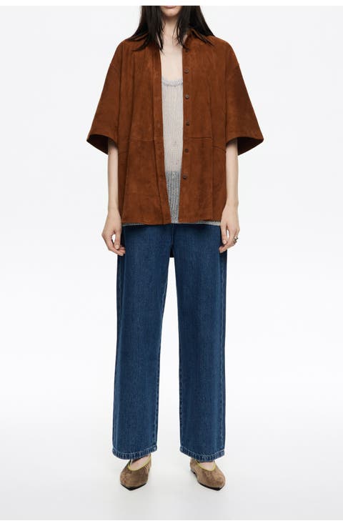 Denim Ankle-Length Jeans