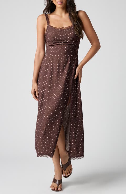 Lace Trim Slipdress