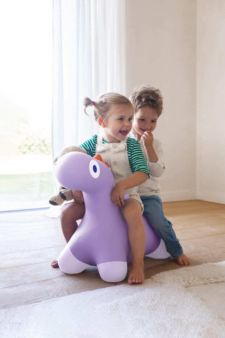 Hoppi Dino Inflatable Toy for Kids, Alternate, color, Lavender