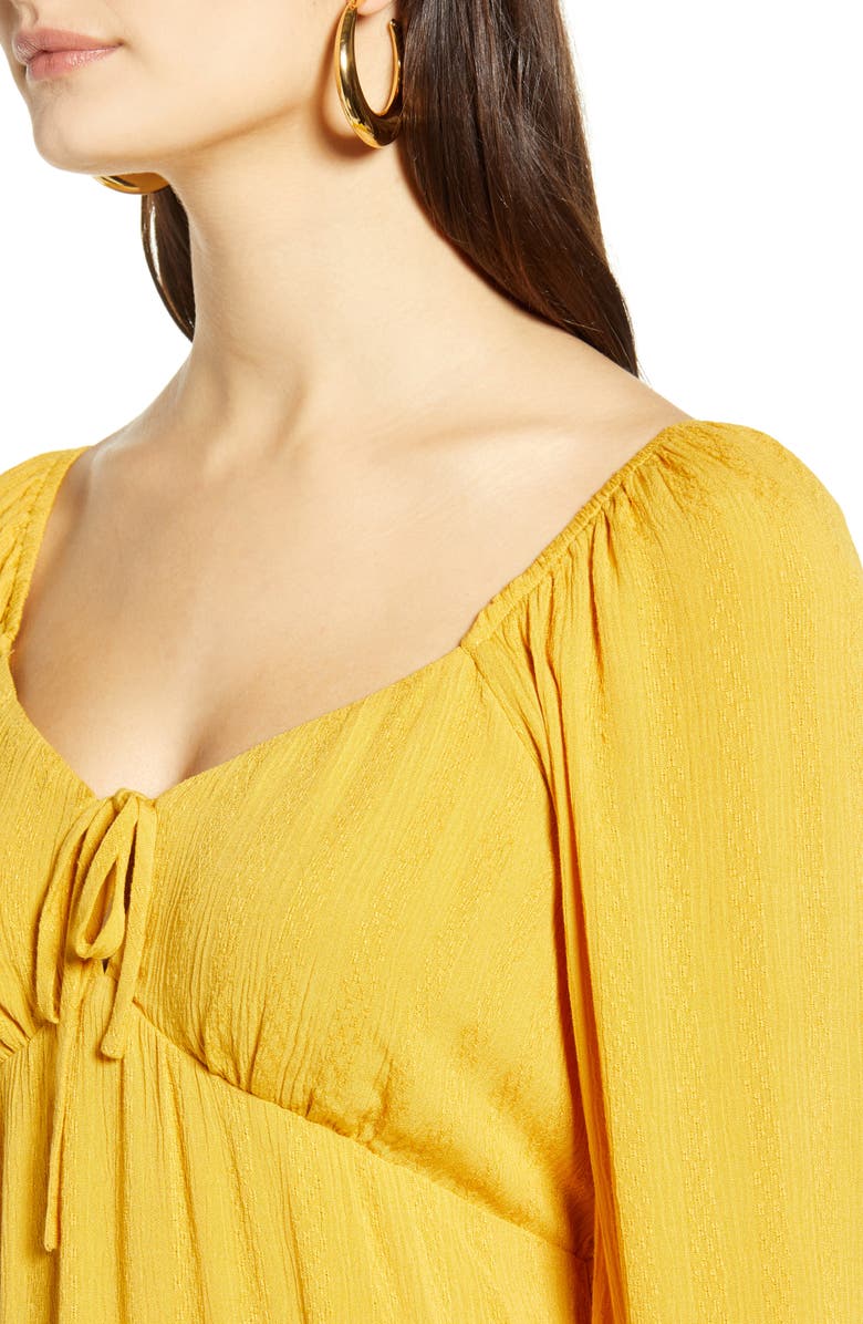 June & Hudson Long Sleeve Minidress, Alternate, color, 