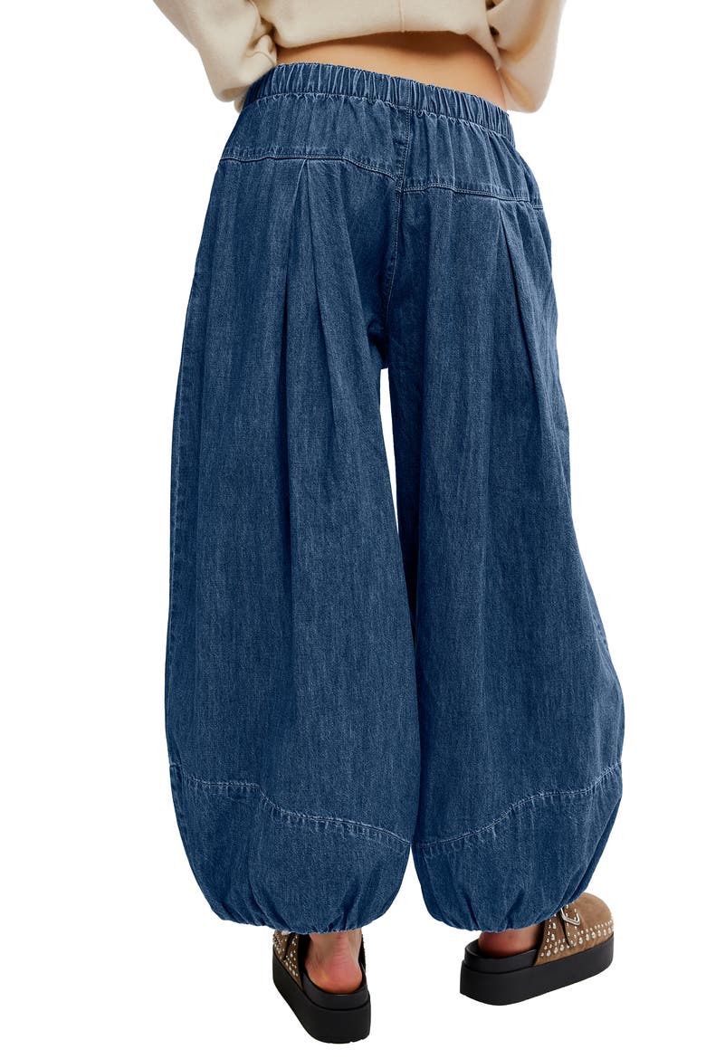 Moonflower Balloon Jeans, Alternate, color, BLUE DUSK
