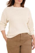 NIC+ZOE Crisscross Cotton Sweater