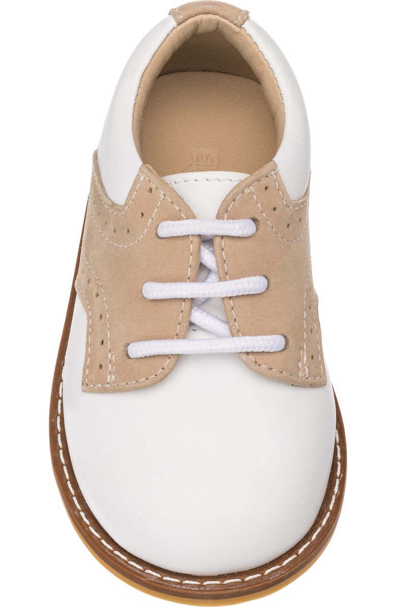 Elephantito Kids' Saddle Shoe, Alternate, color, White-Ivory