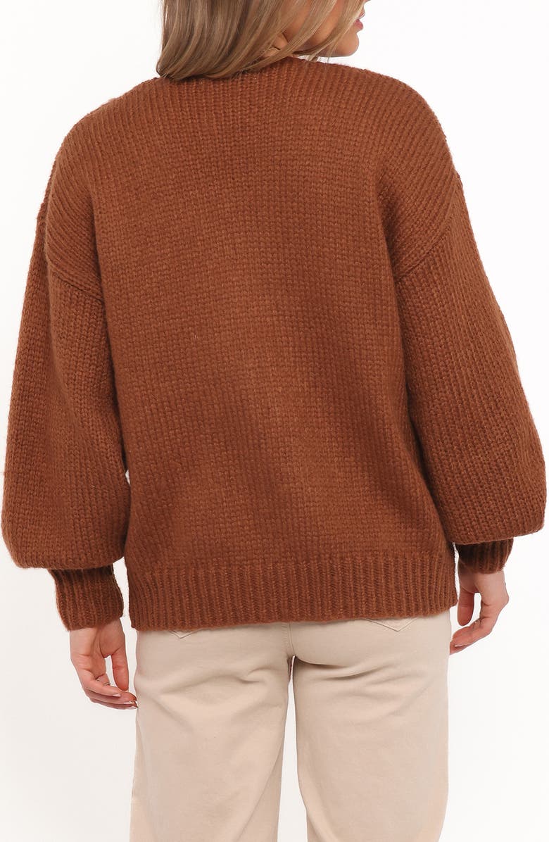 Petal & Pup Vienna Bow Cardigan, Alternate, color, Camel